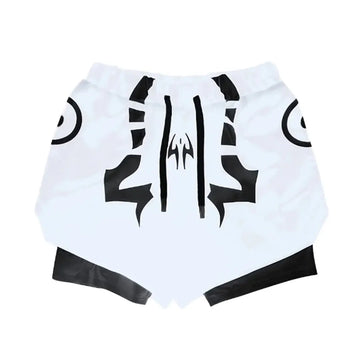 Anime Jujutsu Kaisen Running Shorts 2 In 1 Double-deck Sport Shorts Sportswear Gym Fitness Short Pants Training Jogging Bottom