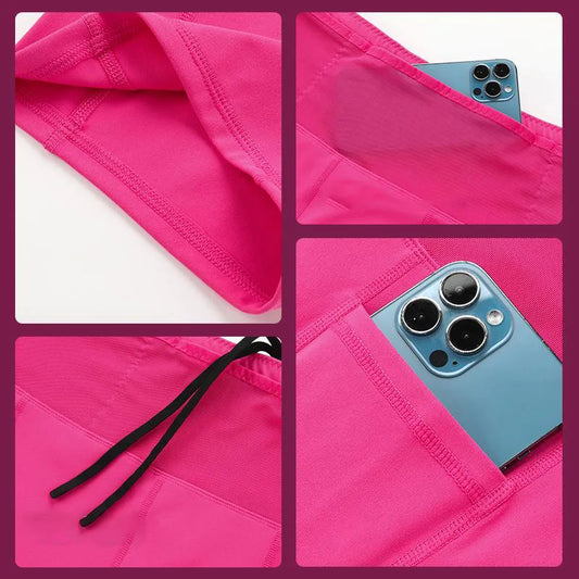 Men's Leggings Compression Pants Sports Leggings Basketball Quarter Shorts Quick Drying Running Training Stretch Fitness Pants