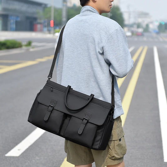 Outdoor Travel Duffel Bag Dry Wet Business Trip Short Distance Luggage Handbag Large Storage Commuting Men Hiking Shoulder Bags