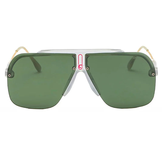 Brand Designer Oversized Sunglasses Women Fashion Rimless Metal Female Shades Female Gradient Traveling Eyewear Accessories