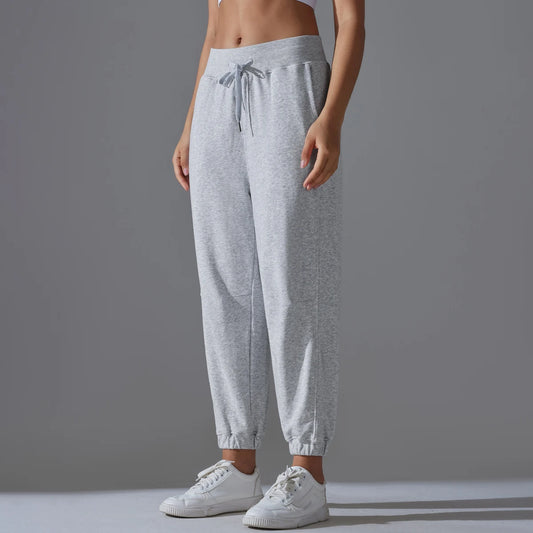 Sport Pants For Women Running Cycling Sports Gym Pants Relaxed Comfortable OutdoorSports Gym Trousers Adjustable with lanyard