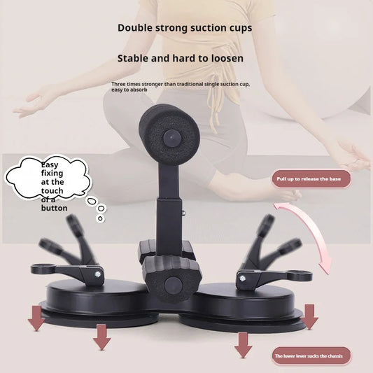 Abdominal Muscle Exerciser with Resistance Band Sit-up Aid Gym Equipment for Home Pelvic Muscle Trainer Exercise Bodybuilding