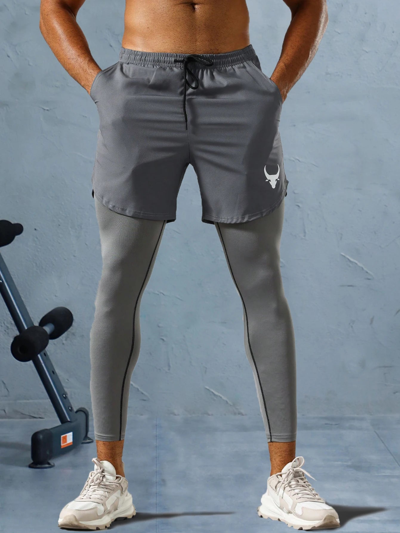 Men's sports 2-in-1 pants