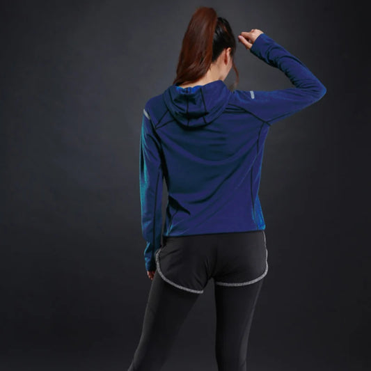 Women Fitness Gym t Shirt Quick Dry Sport Running t-Shirts Long Sleeve Bodybuilding Top Elastic Training Yoga Shirt Gym Clothing