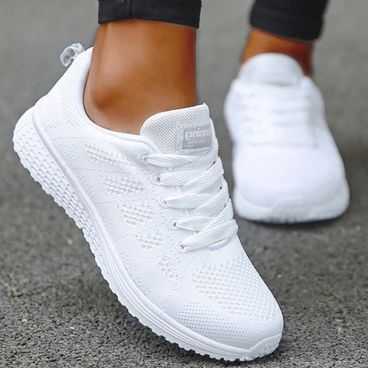2025 New Fashion Women's Sneakers Plus Size Shoes Women Trainers Casual Sneaker Woman Lace Up Female Sneakers Tenis Feminino