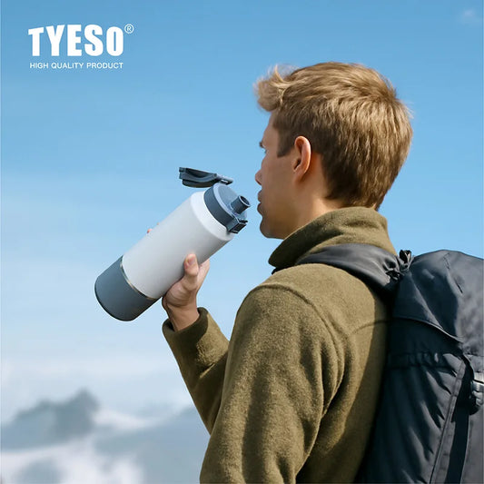 New Type of Insulated Cup Large-capacity Outdoor Sports Kettle Cold Water Bottle Handle Bouncy Direct Drinking Water Cup