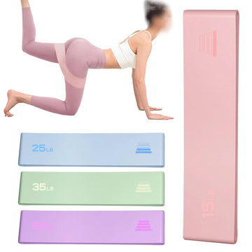 Resistance Loop Band Yoga Elastic Band Non Slip Tension Belt Silicone Exercise Workout Band Stretch Band for Men Women