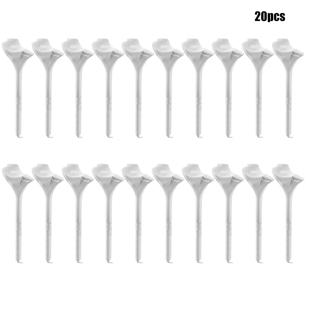 20pcs Golf Nail Ball Tee Support 83mm Golf Training Tees Holder 10 Degree Oblique Insertion Reusable Outdoor Sports Accessories