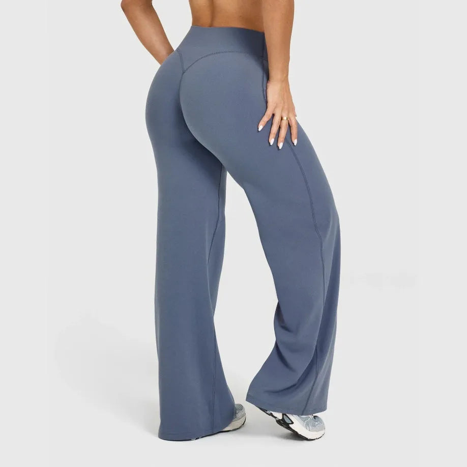 No Logos Oner Active Yoga Straight Pants Soft Butter Fabric Women Middle Waist Gym Trousers Fitness Bell-bottoms Sportswear