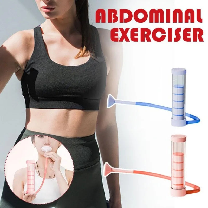 1 Set Breathing Exercise Device Abdominal Muscle Trainer Deep Breathing Dumbbell Men Women Adults Lung Capacity Training Device
