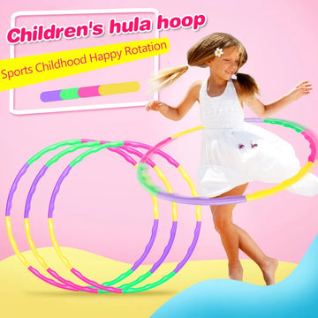 Sport Removable Color Hoop Equipment For Children Portable Exercise Plastic Fitness Training Circle Children's Best Gifts