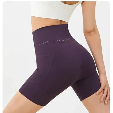 High Waist Women's Sports Yoga Shorts Quick Drying Hip Lift Fitness Running Cycling 3-Point Quick Dry Yoga Shorts Gym Shorts
