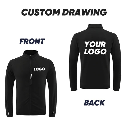 Running Tracksuit Sportswear Gym Fitness Hooded Jogging Tracksuit Outdoor Quick Dry Breathable Sport Jackets Coats For Men 8416