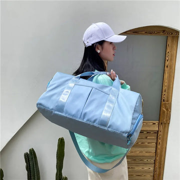 Fashion Travel Bags For Women Large Capacity Men's Sports bag Waterproof Weekend Sac Voyage Female Messenger Bag Dry And Wet