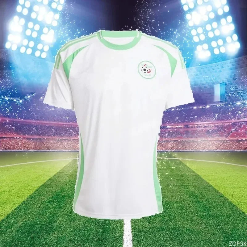 2025 Algeria Football Set 3D Printed T-shirt for Fans, Men's and Women's Clothing Top, Football Suit