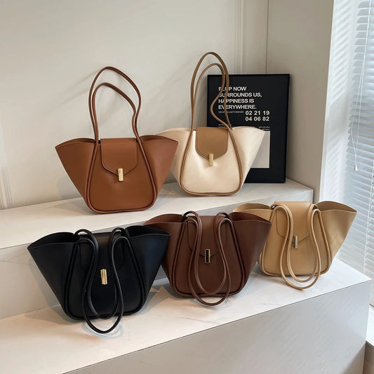 Women Fashion Shoulder Bag Large Capacity Luxury Tote Bag Adjustable Strap Work Handheld Bag Ladies Commute Bag