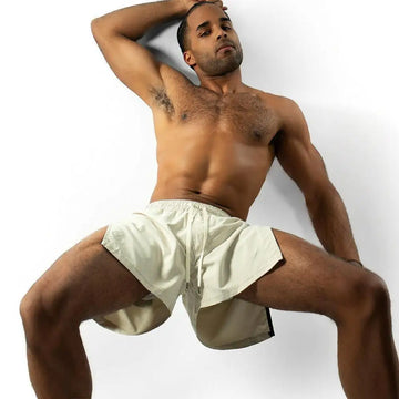 Sports Shorts Men Quick Dry Running Sport Gym Jogging Bottoms Men Fitness Training Side Zipper Shorts Pants Summer Beach Shorts