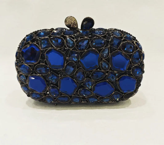 XIYUAN 2024 New Big Stones Evening Purse Bags Rhinestone Wedding Gems Clutch Bag Bridal Clutches Women Diamonds Party Purses Bag