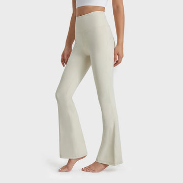 Nepoagym 31" Womens Flare Leggings Yoga Pants with Tummy Control High Waist and Wide Leg Buttery Soft Yoga Pants