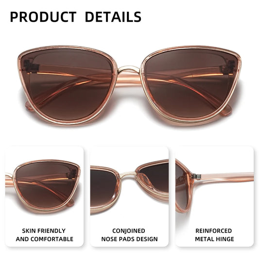 New Fashion Triangle Sunglasses Women Retro Shades Sun Glasses Women Luxury Eyeglass for  UV400 Lunette De Soleil Femme