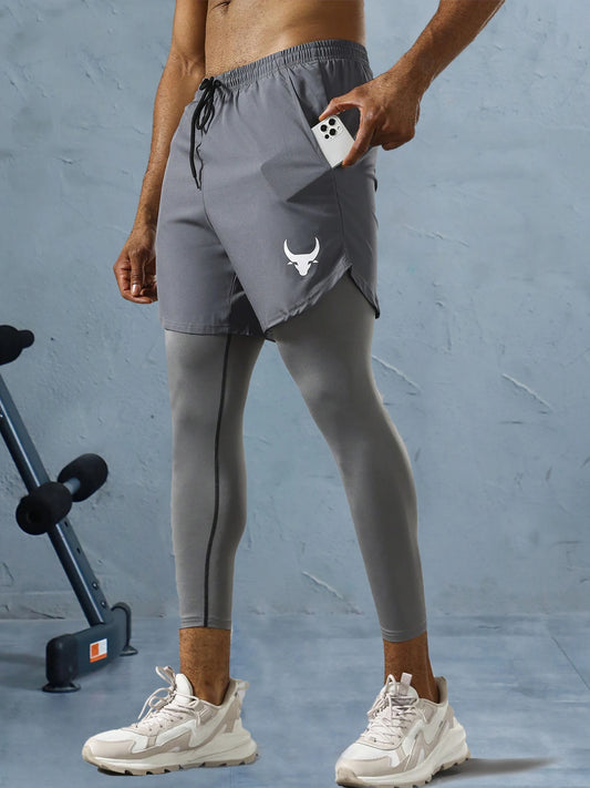 Men's sports 2-in-1 pants