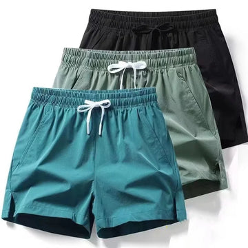 Men's Summer Sports Running Shorts Swim Trunks Quick Dry Shorts Breathable Drawstring With Pockets For Surfing Beach