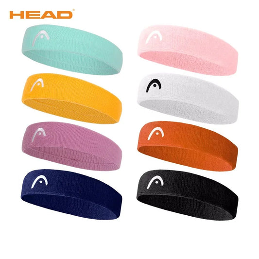 HEAD Tennis Headband Men's Sports Headband Fitness Sweat Band Badminton Yoga Basketball Running Bandana