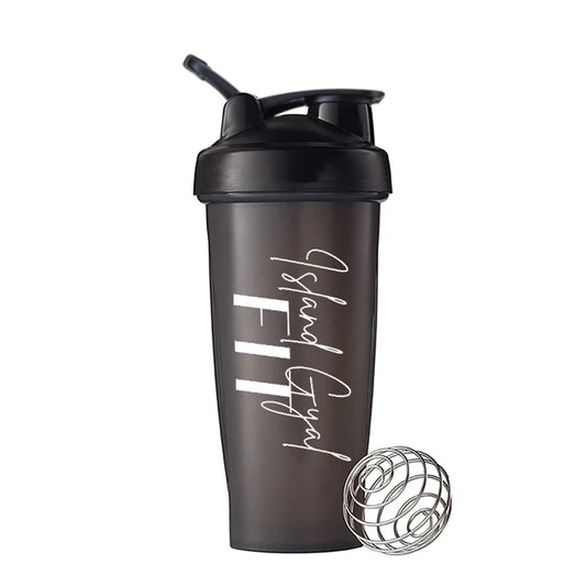 Dropshipping Resistance Bands Shaker Cup Personalized Custom Logo Protein Sport Plastic Cup Shaker Bottle